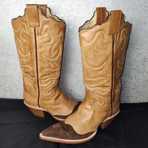 RC Custom Boots Women's Tan Leather Boots